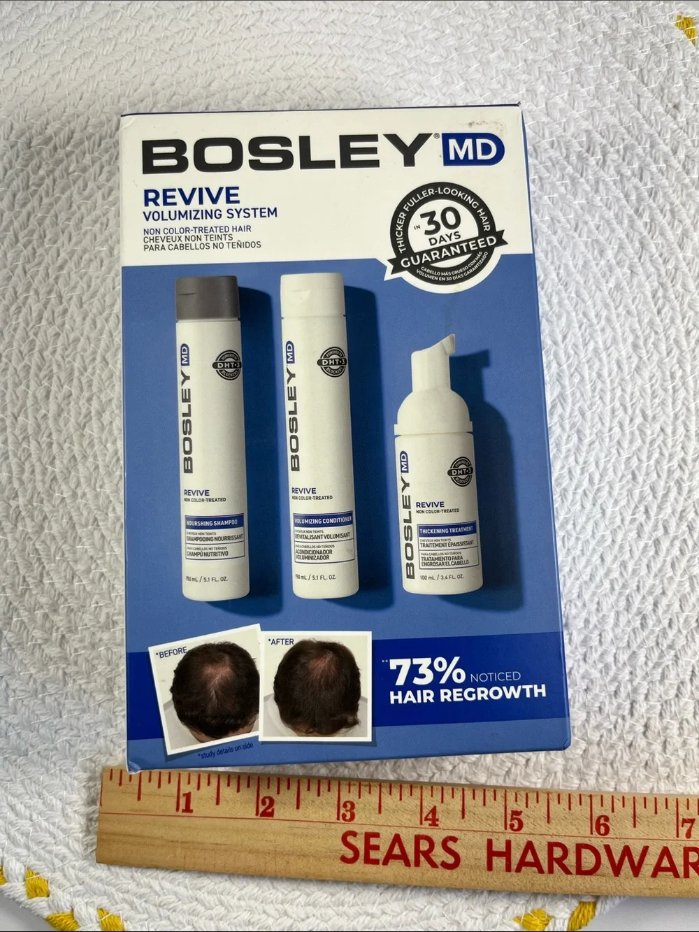 BosleyMD Revive Volumizing System Set (3-Piece Non Color-Treated Hair Treatment